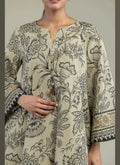 Khaadi | Printed | Lawn | 2-Piece | Ready to Wear | Skin Black