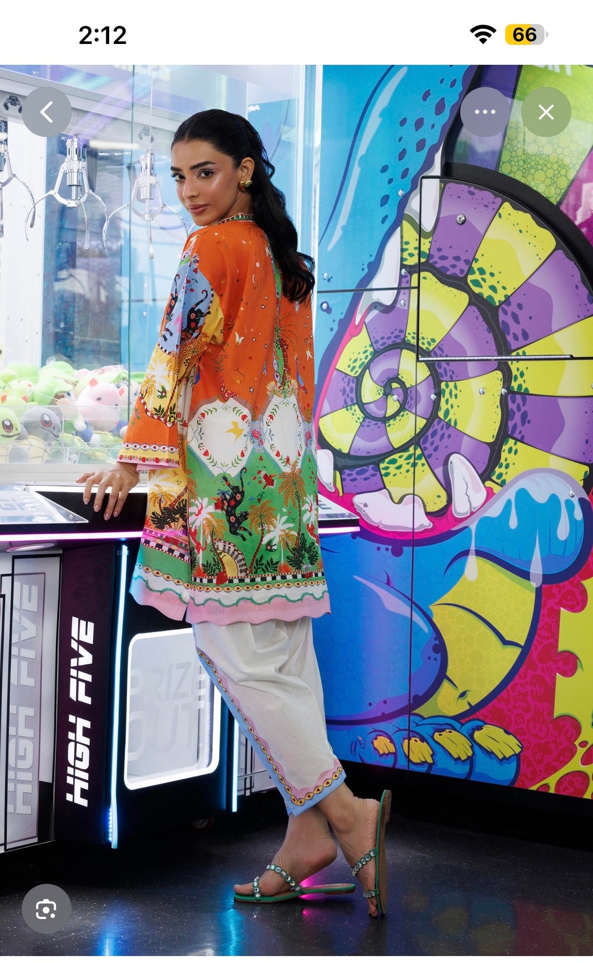Sana Safinaz | Printed | Lawn | 2-Piece | Ready to Wear | Rust