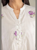 Khaadi | Embroidered | Cambric Lawn | 3-Piece | Ready to Wear | Lilac White