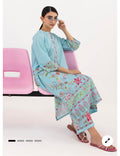 Sana Safinaz | Printed | Polly Cotton | 2-Piece | Ready to Wear | Sky Blue