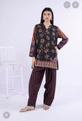 Khaadi | Printed | Cambric Lawn | 2-Piece | Ready to Wear | Brown Black
