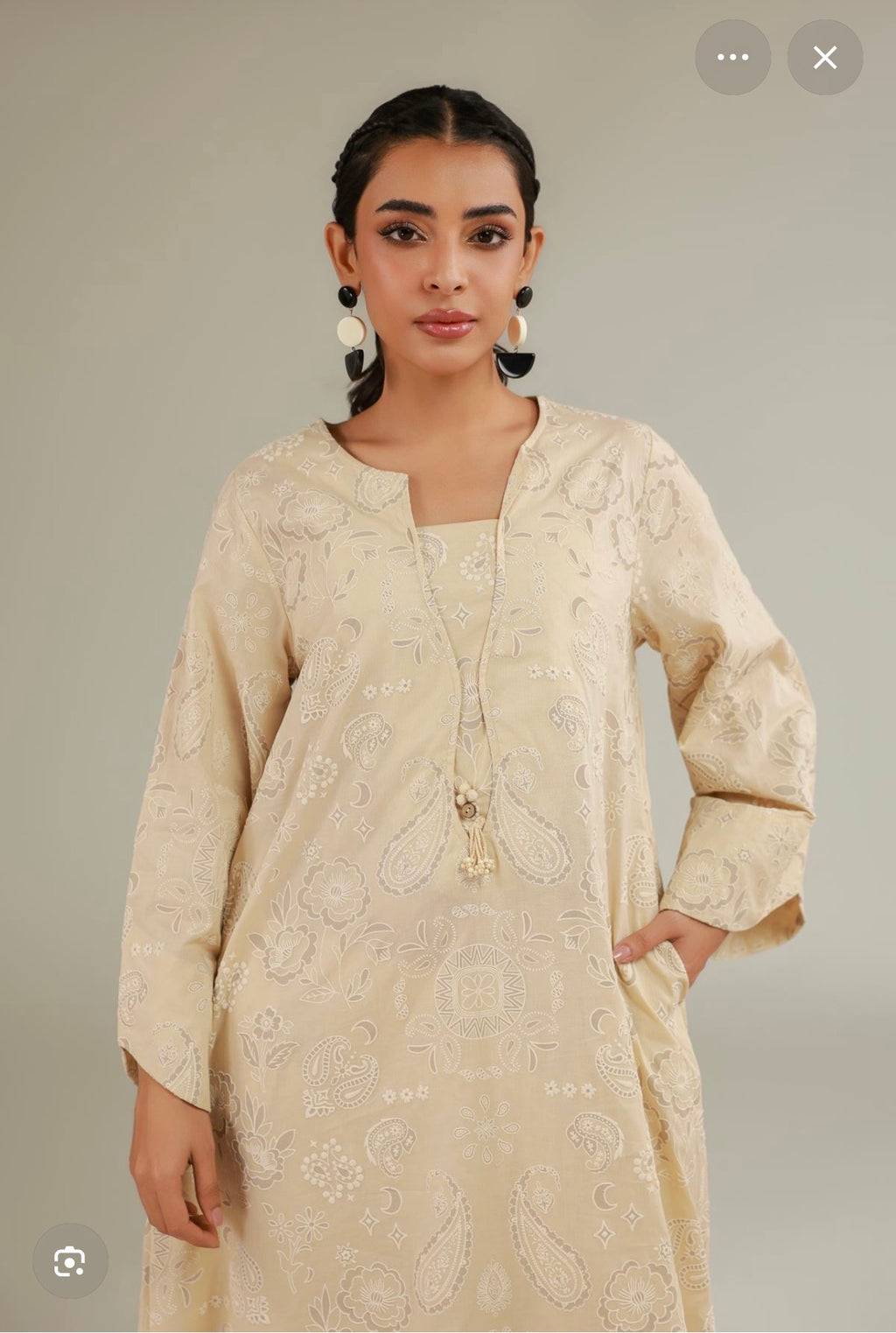 Khaadi | Printed | Emboss Lawn | 2-Piece | Ready to Wear | Skin