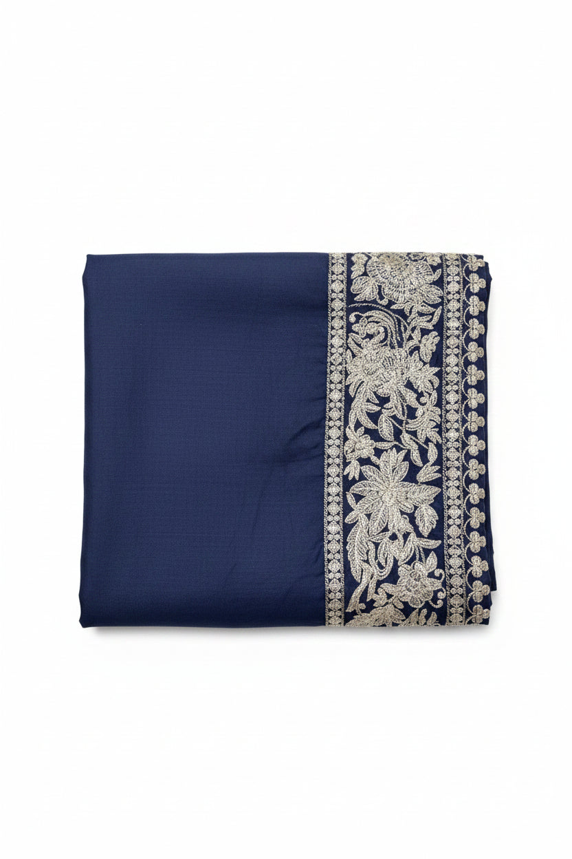 Khaadi | Embroidered | Lawn | Dupatta | Blue