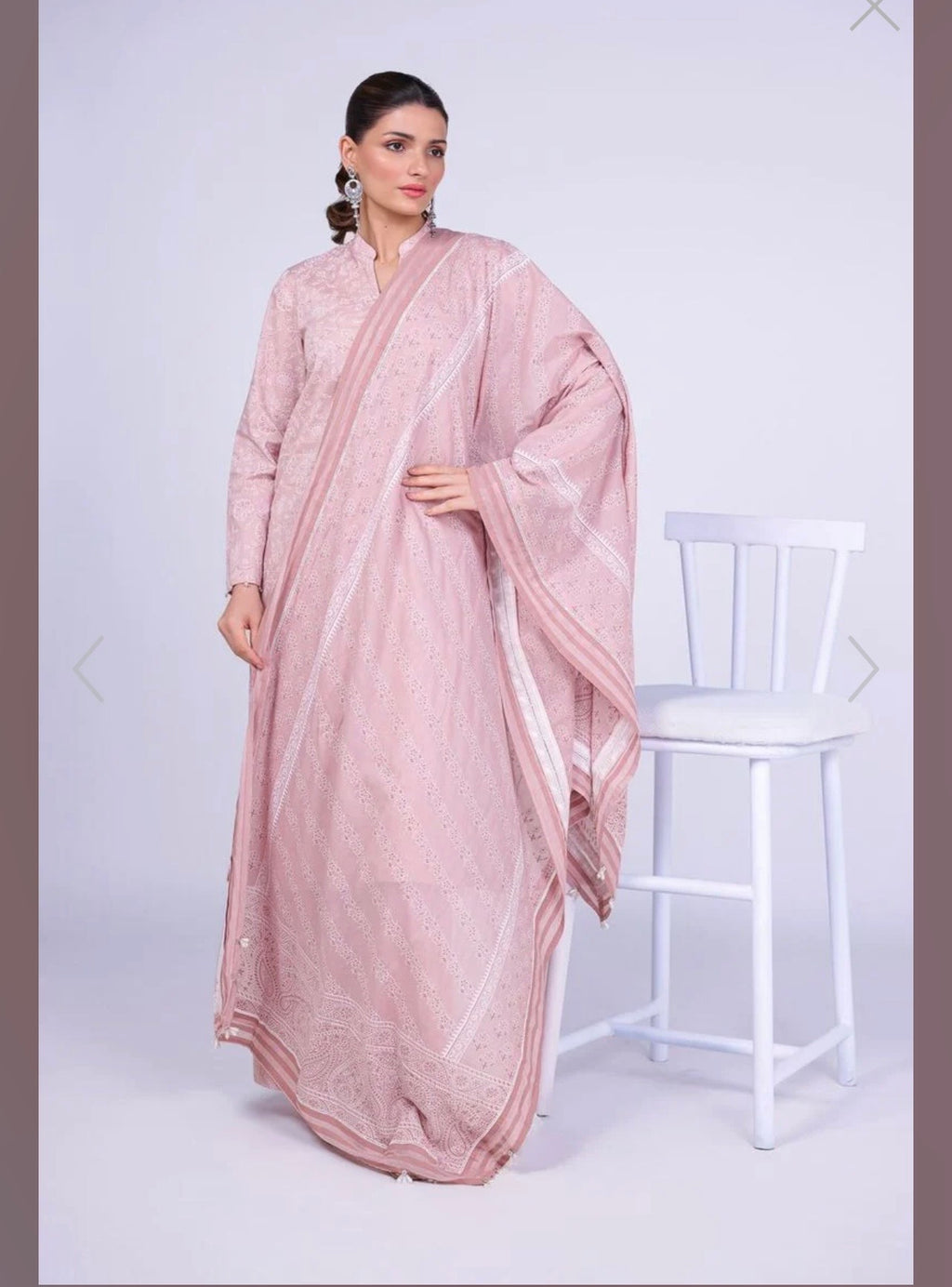 Khaadi | Printed | Paste Print Lawn | Dupatta | T-Pink