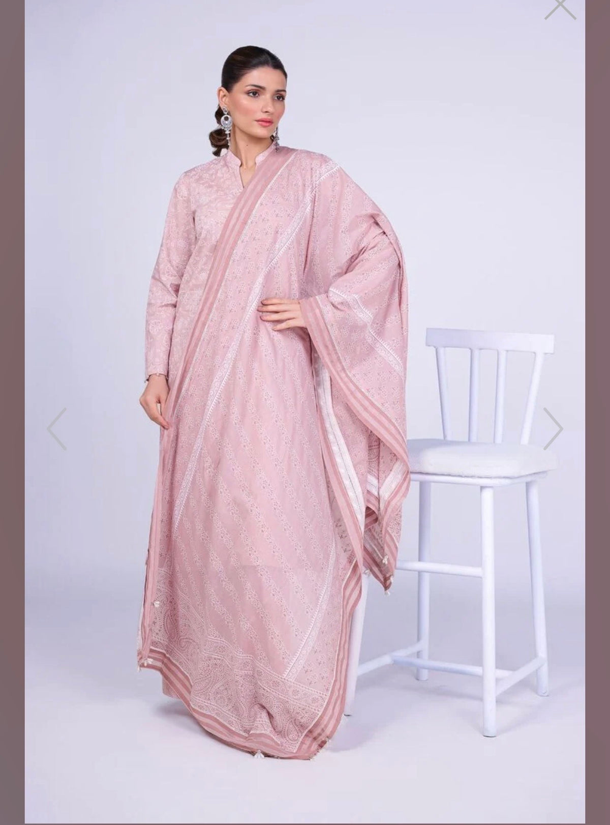 Khaadi | Printed | Paste Print Lawn | Dupatta | T-Pink