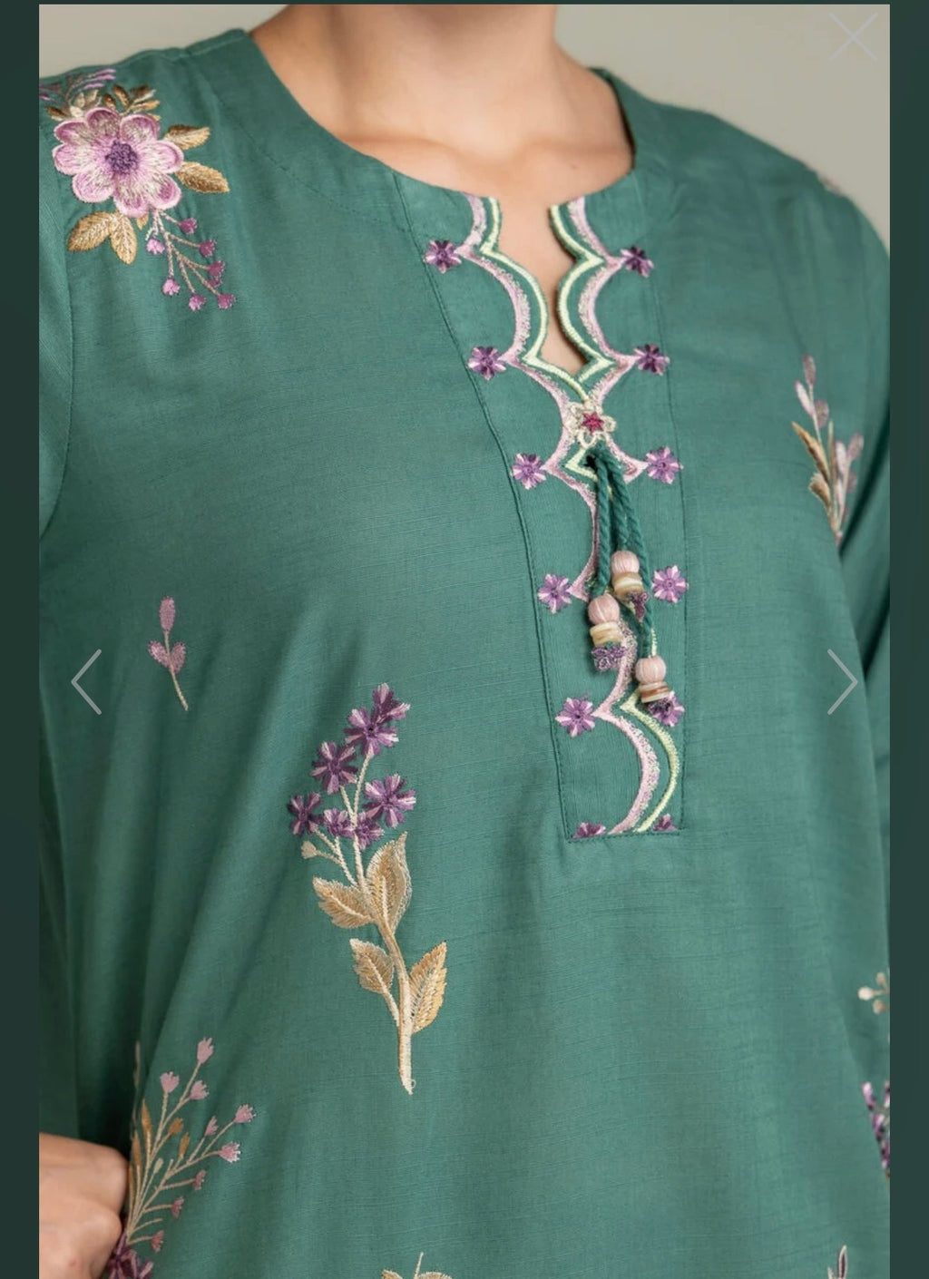 Khaadi | Embroidered | Khaddar | 2-Piece | Ready to Wear | Green