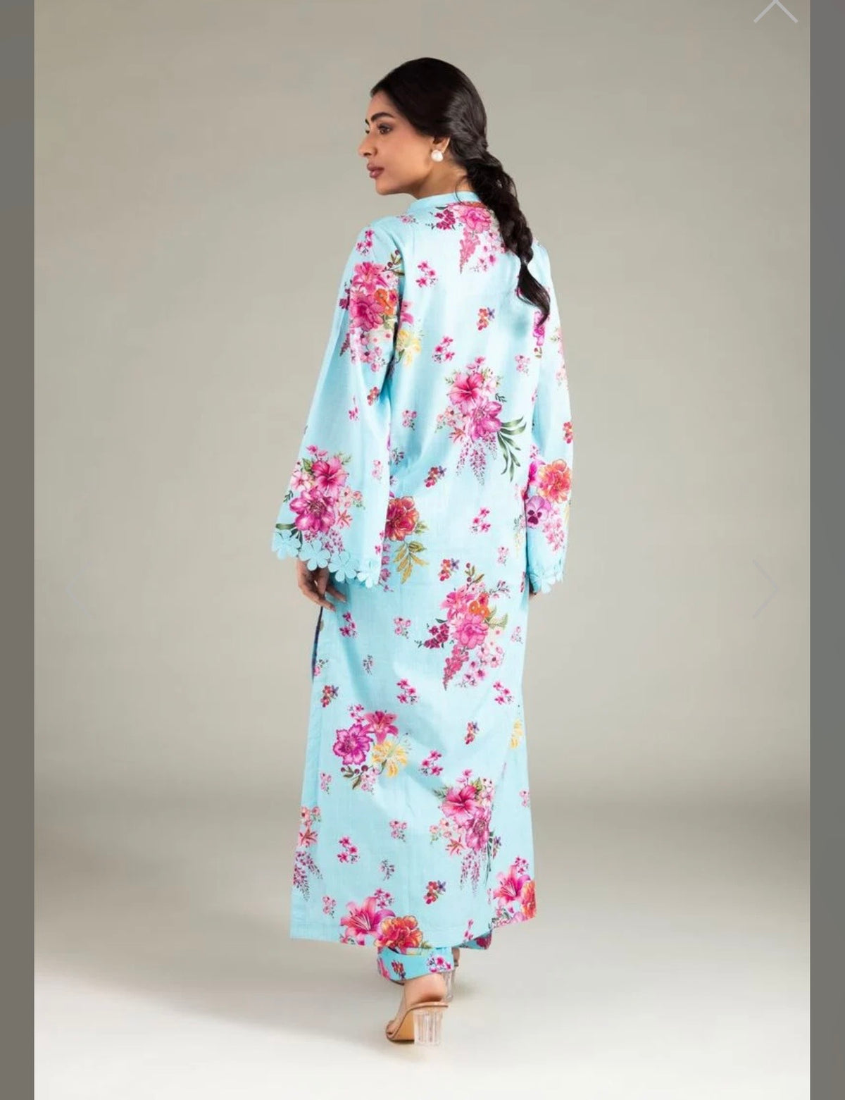 Khaadi | Printed | Cambric Lawn | 1-Piece | Ready to Wear | Sky Blue