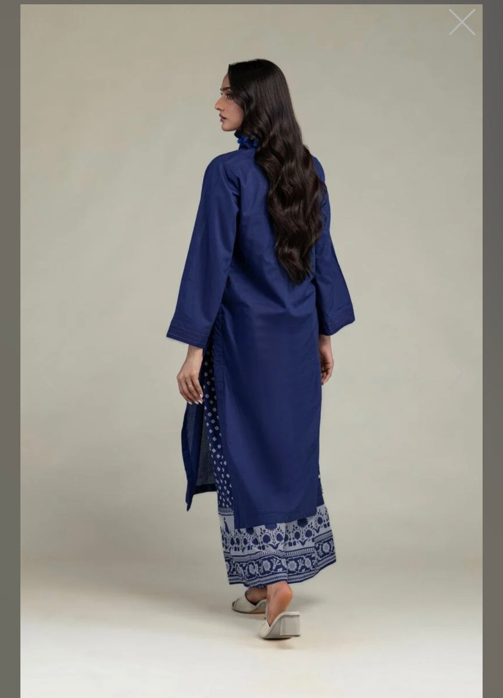 Khaadi | Printed | Lawn | 2-Piece | Ready to Wear | Navy Blue