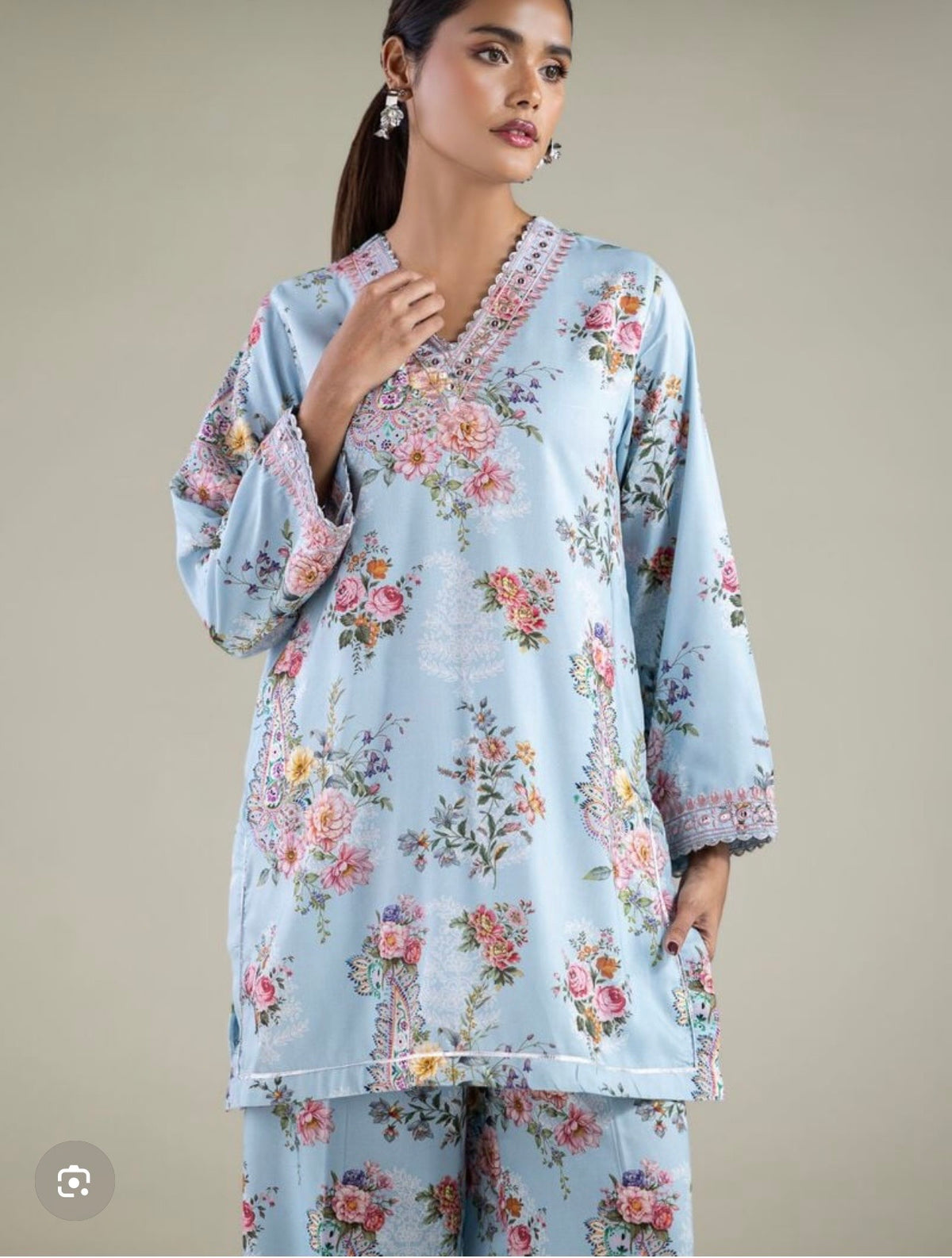 Khaadi | Embroidered | Viscose | 2-Piece | Ready to Wear | Ferozi