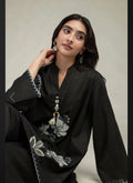 Khaadi | Embroidered | Cambric Lawn | 2-Piece | Ready to Wear | Black