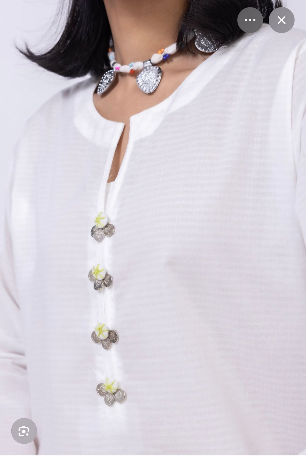 Khaadi | Embroidered | Selftextured Lawn | 2-Piece | Ready to Wear | White Parrot