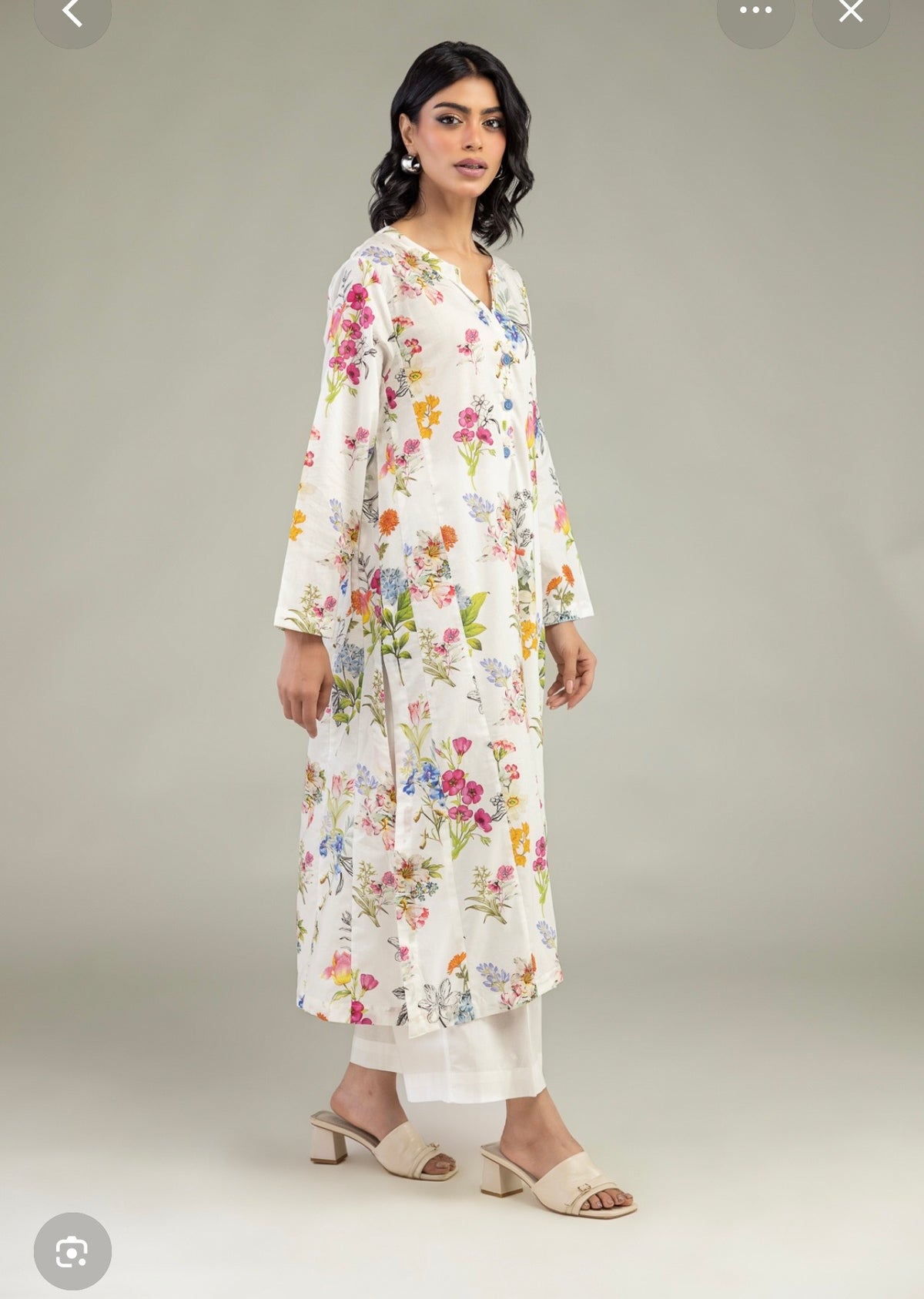 Khaadi | Printed | Lawn | 2-Piece | Ready to Wear | White Multi
