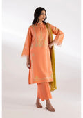 Sana Safinaz | Printed | Lawn | 3-Piece | Ready to Wear | Peach