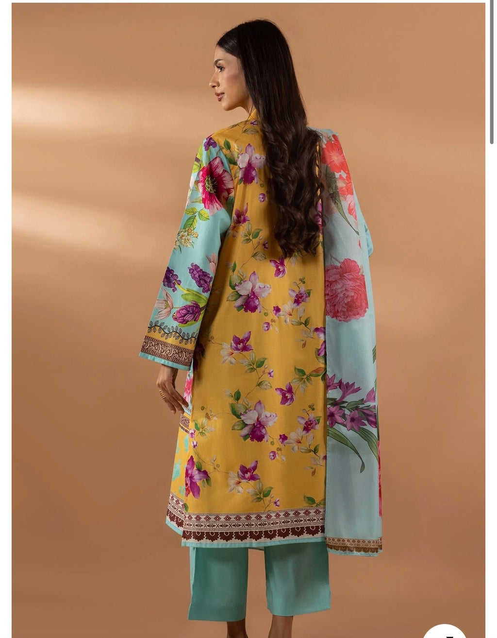 Sana Safinaz | Printed | Lawn | 3-Piece | Ready to Wear | Yellow Multi