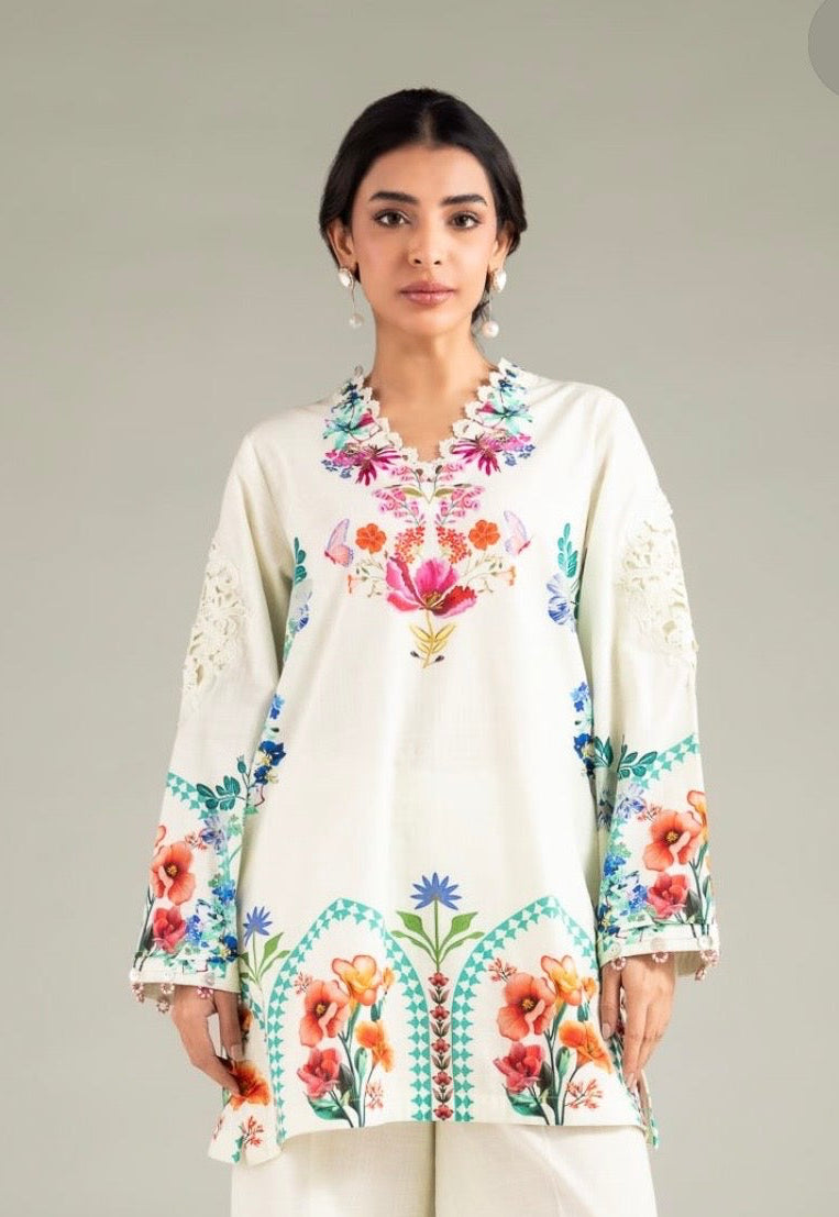 Khaadi | Printed | Cambric Lawn | 1-Piece | Ready to Wear | Apple Green