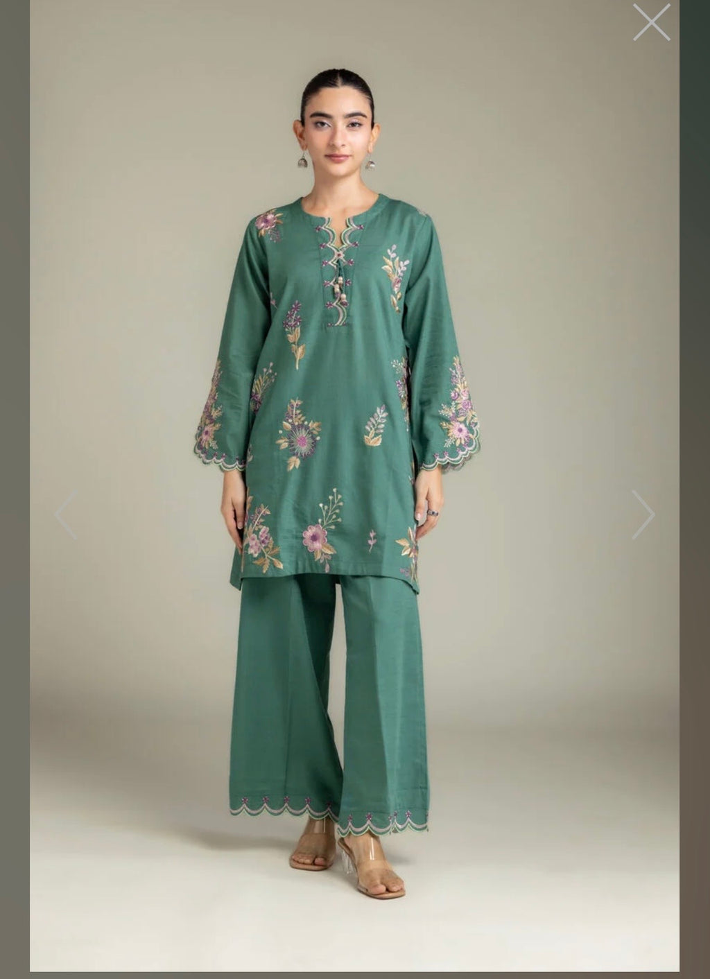 Khaadi | Embroidered | Khaddar | 2-Piece | Ready to Wear | Green