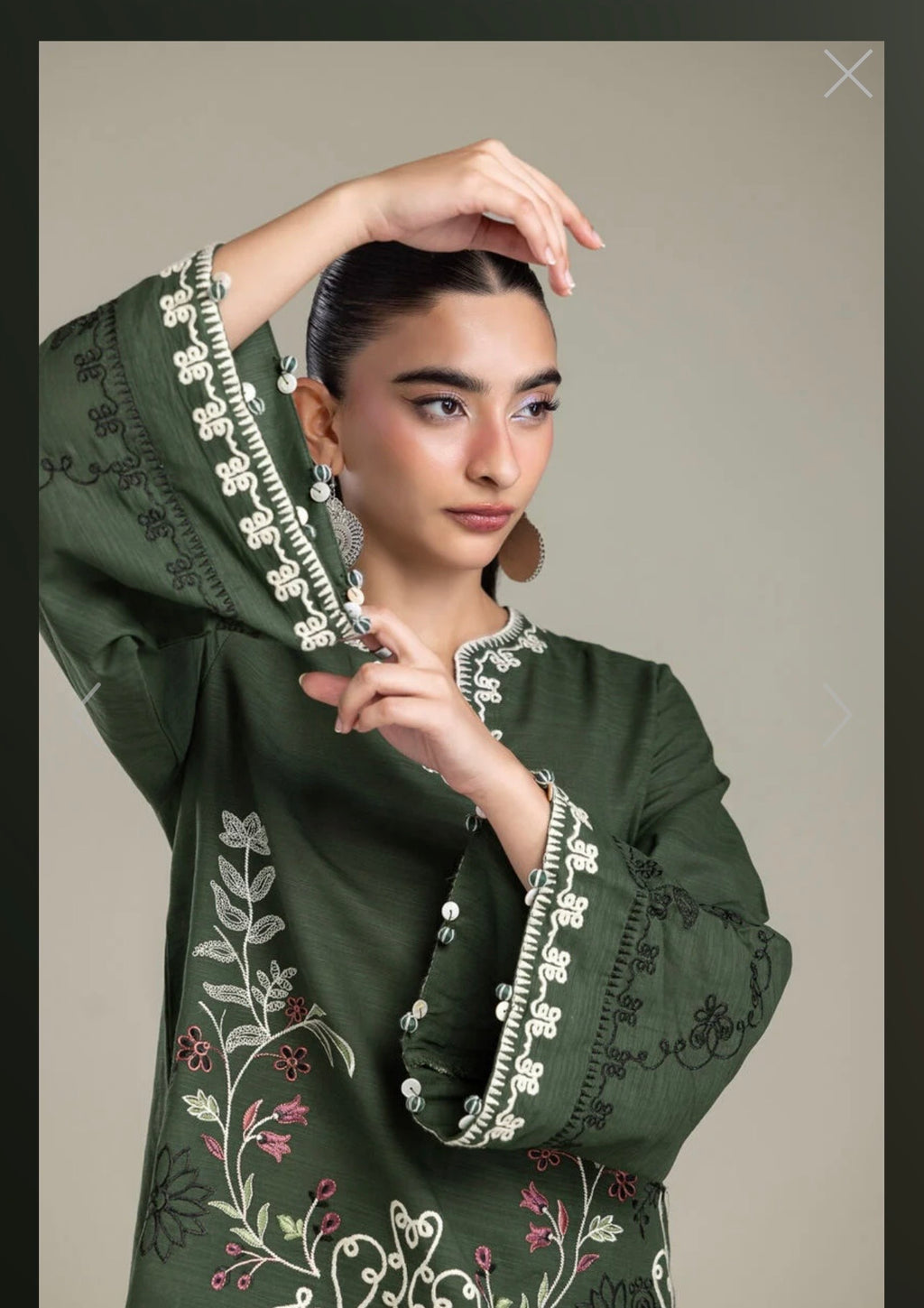Khaadi | Embroidered | Khaddar | 2-Piece | Ready to Wear | Green