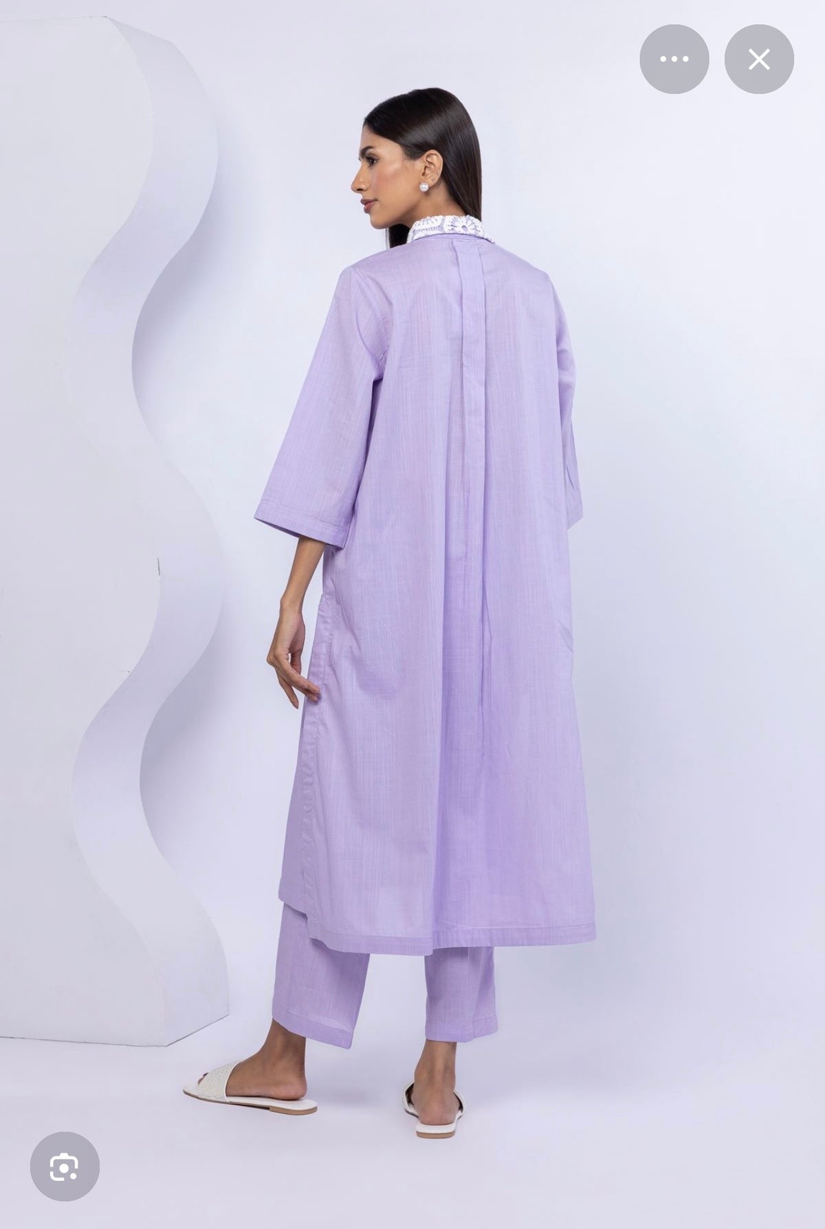 Khaadi | Basic Brochia | Cambric Lawn | 2-Piece | Ready to Wear | Lilac