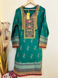 Sana Safinaz | Embroidered | Lawn | 1-Piece | Ready to Wear | Green