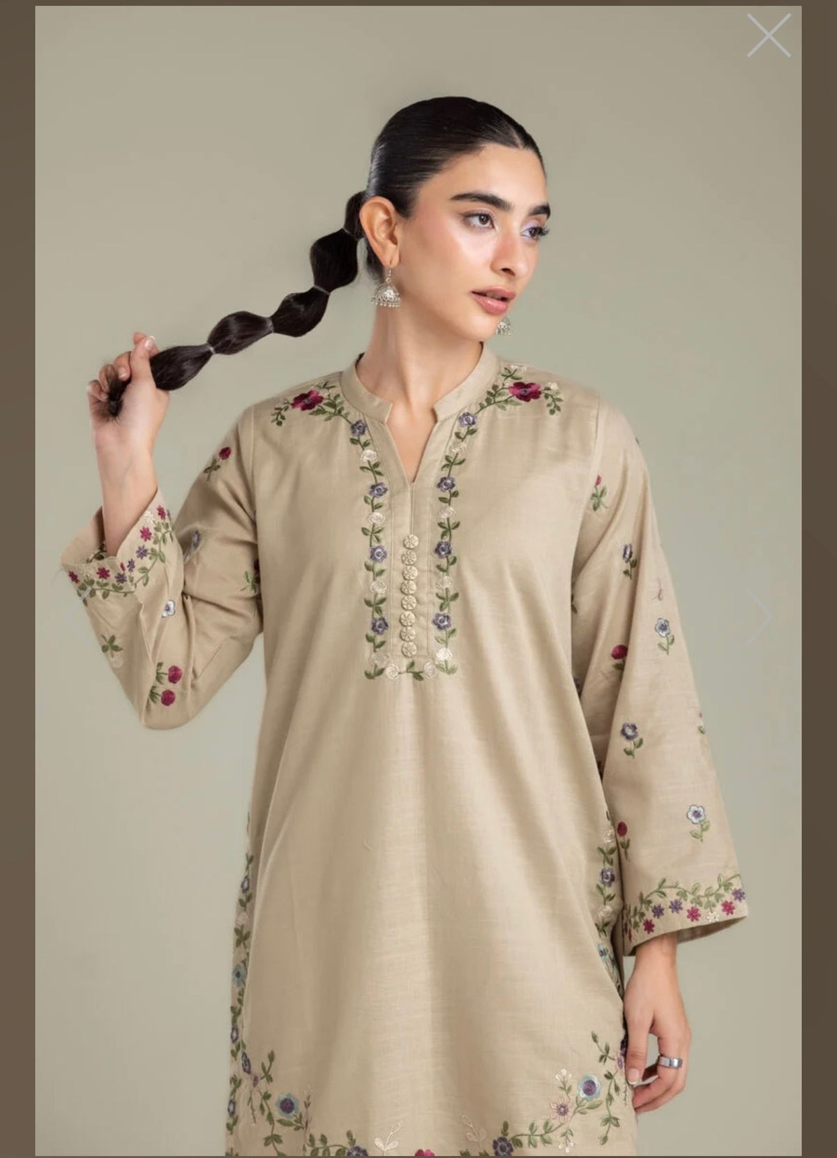 Khaadi | Embroidered | Khaddar | 2-Piece | Ready to Wear | Skin
