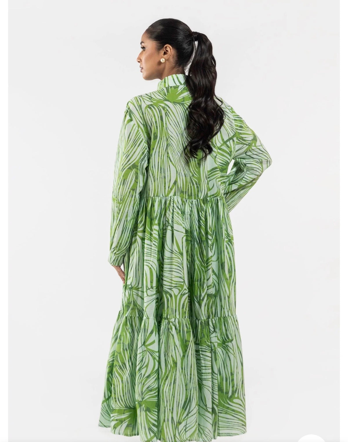 Sana Safinaz | Printed | Lawn | 1-Piece | Ready to Wear | Green