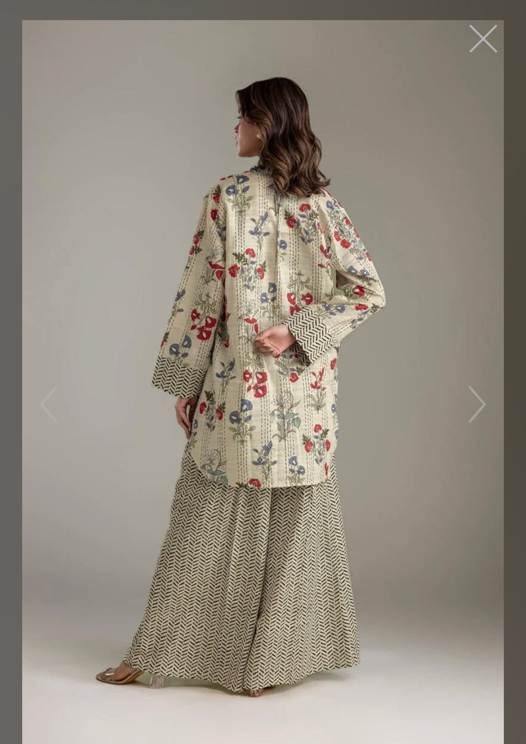 Khaadi | Embroidered | Khaddar | 2-Piece | Ready to Wear | White Zigzag