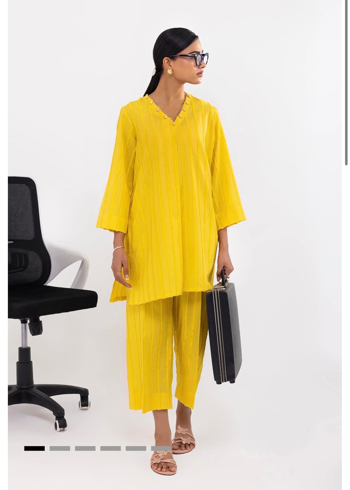 Sana Safinaz | Printed | Brochia Lawn | 2-Piece | Ready to Wear | Yellow