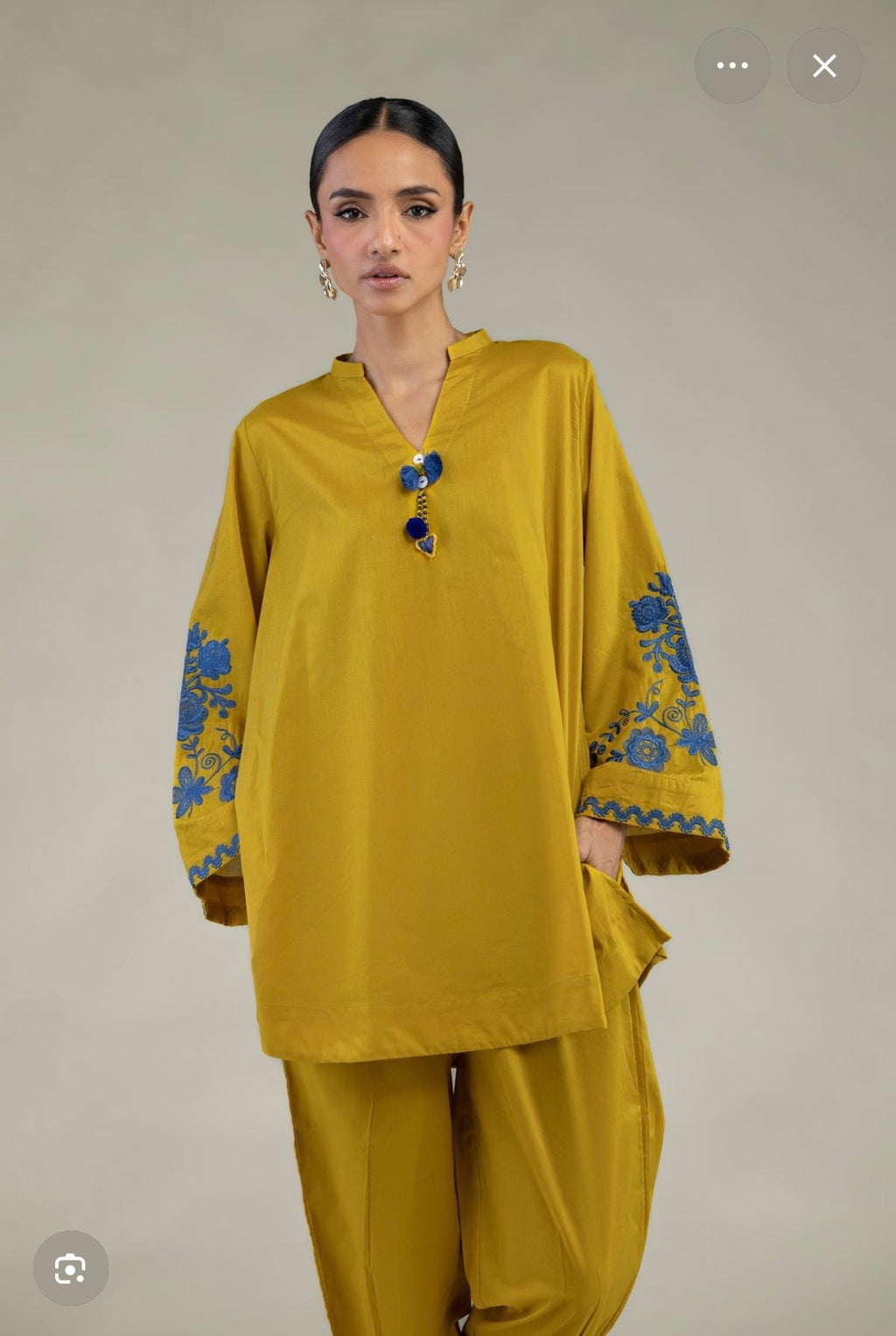 Khaadi | Embroidered | Lawn | 2-Piece | Ready to Wear | Yellow