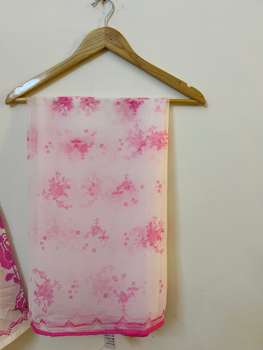 Sana Safinaz | Printed | Lawn | 2-Piece | Ready to Wear | Pink White