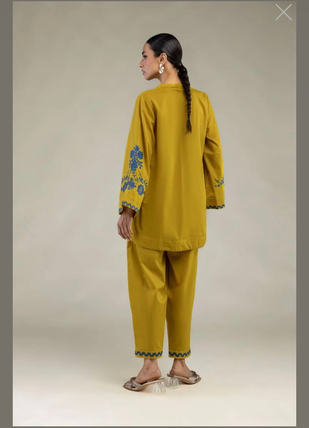 Khaadi | Embroidered | Lawn | 2-Piece | Ready to Wear | Yellow