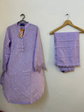 Sana Safinaz | Basic | Jacquard | 2-Piece | Ready to Wear | Lilac