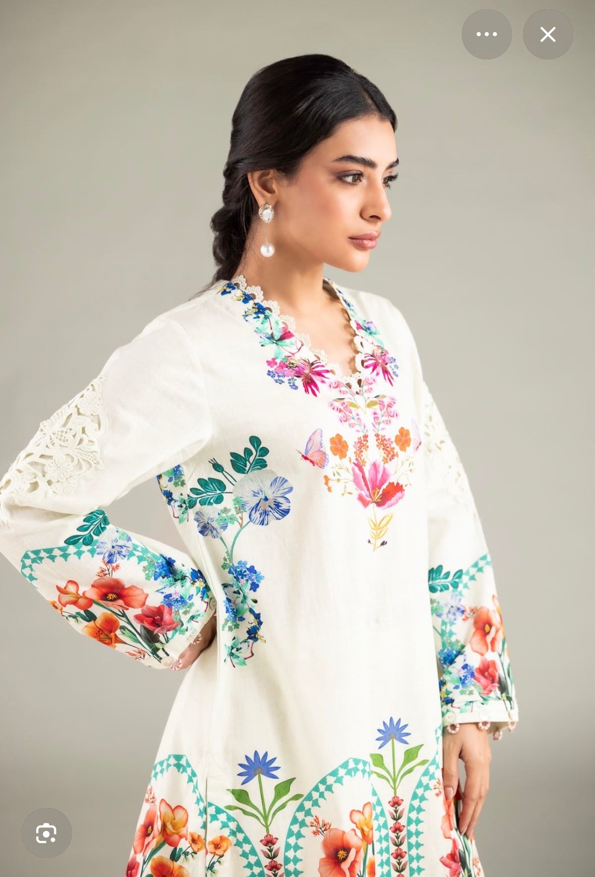 Khaadi | Printed | Cambric Lawn | 1-Piece | Ready to Wear | Apple Green