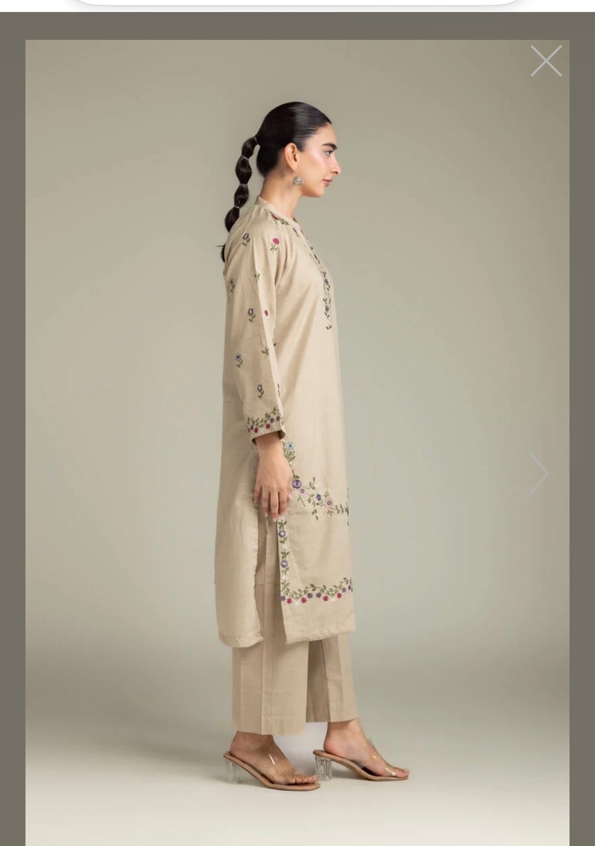 Khaadi | Embroidered | Khaddar | 2-Piece | Ready to Wear | Skin