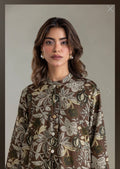 Khaadi | Embroidered | Khaddar | 2-Piece | Ready to Wear | Brown Floral
