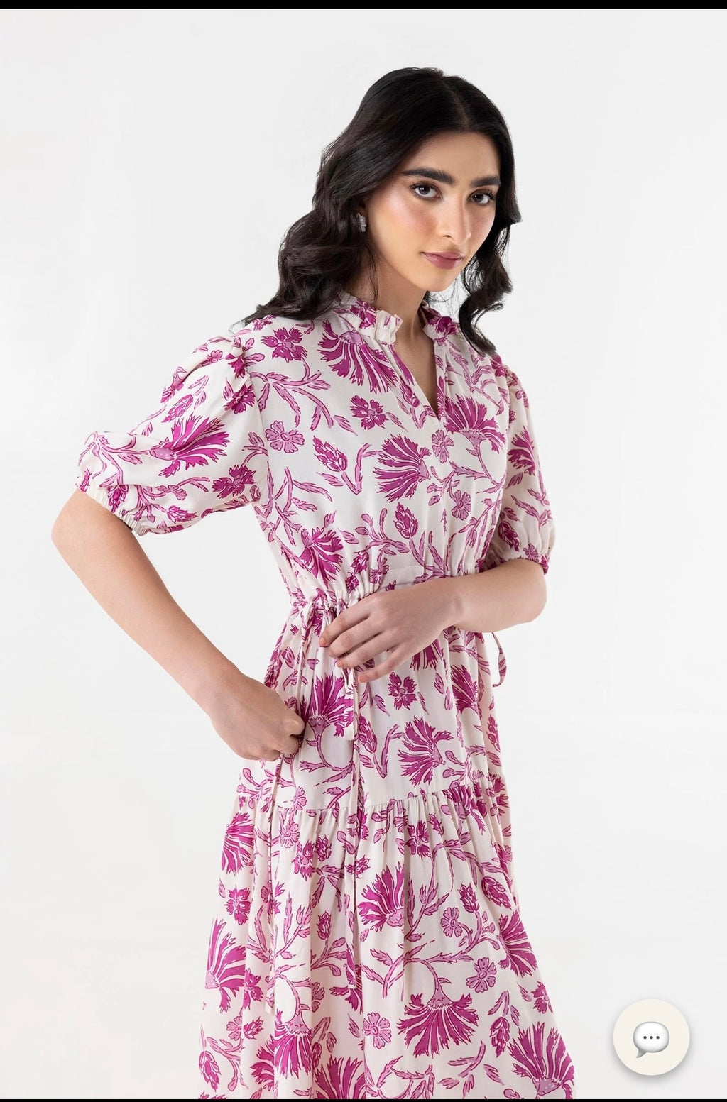 Sana Safinaz | Printed | Linen | 1-Piece | Ready to Wear | Pink