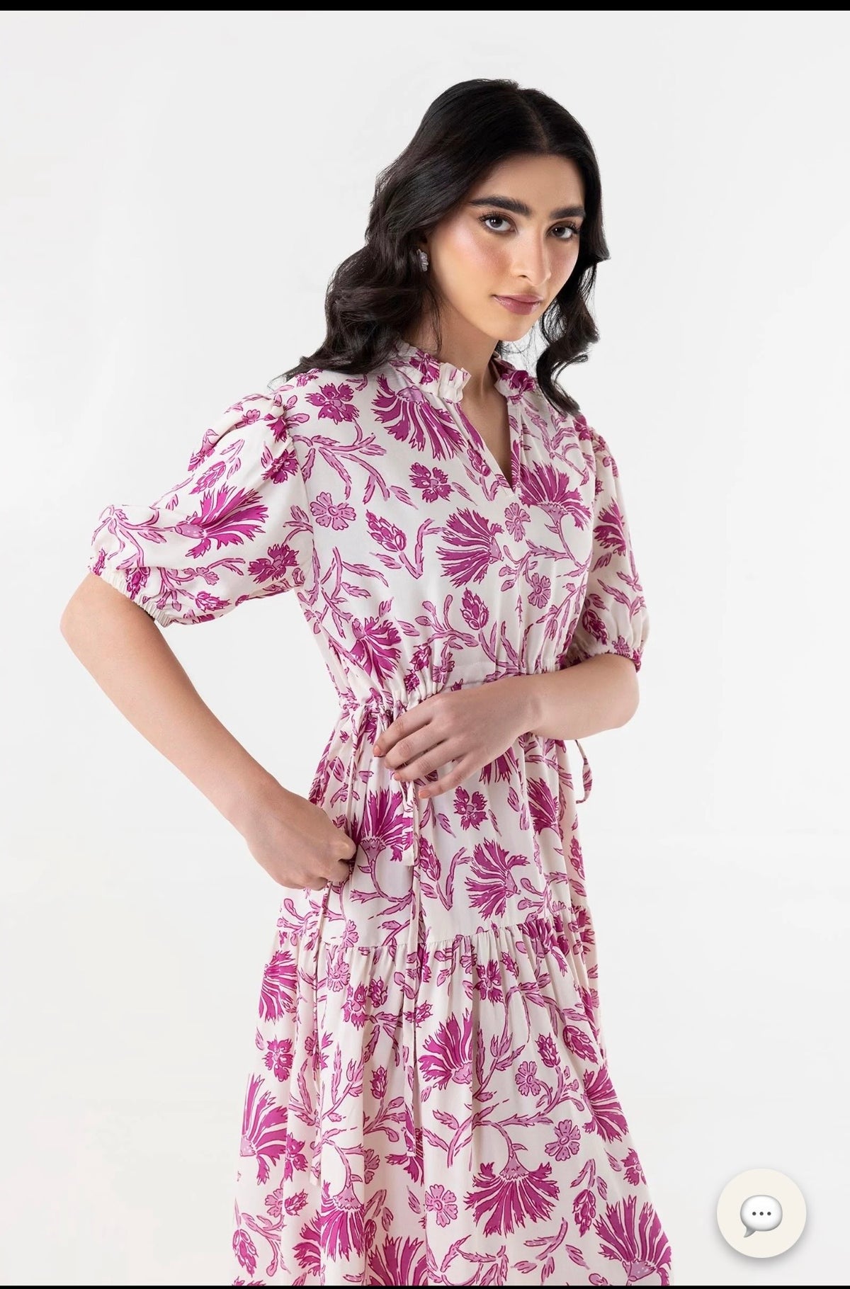Sana Safinaz | Printed | Linen | 1-Piece | Ready to Wear | Pink