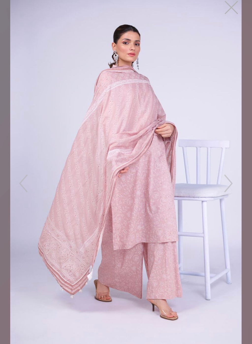 Khaadi | Printed | Paste Print Lawn | Dupatta | T-Pink