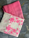 Sana Safinaz | Printed | Lawn | 2-Piece | Unstitched Suit | Pink White