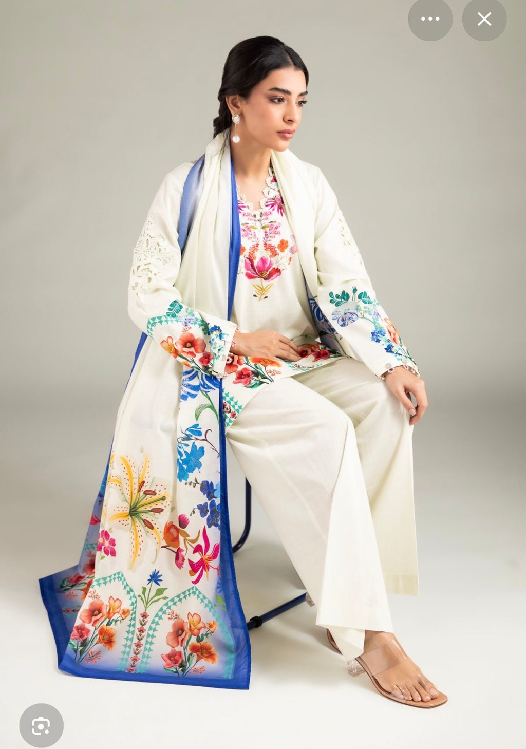 Khaadi | Printed | Cambric Lawn | Dupatta | Apple Green