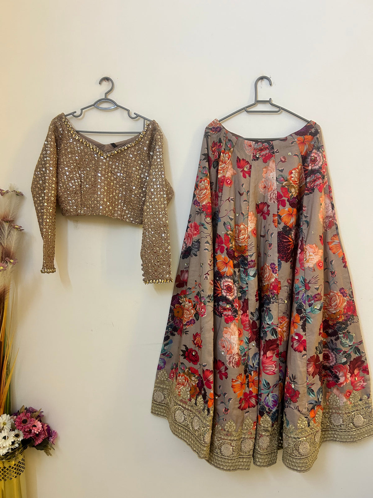 Charizma | Embroidered | Raw Silk | 3-Piece | Ready to Wear | Beige