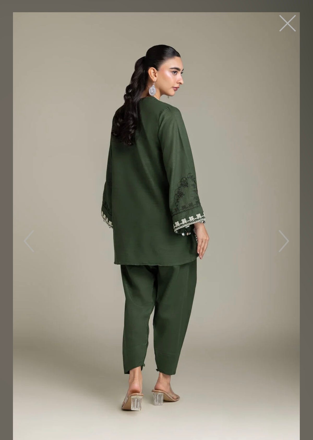 Khaadi | Embroidered | Khaddar | 2-Piece | Ready to Wear | Green