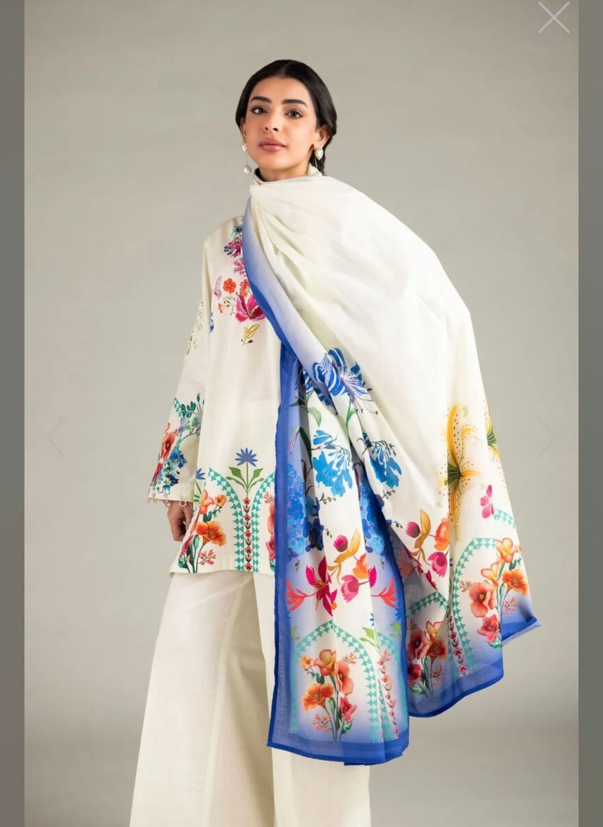 Khaadi | Printed | Cambric Lawn | Dupatta | Apple Green