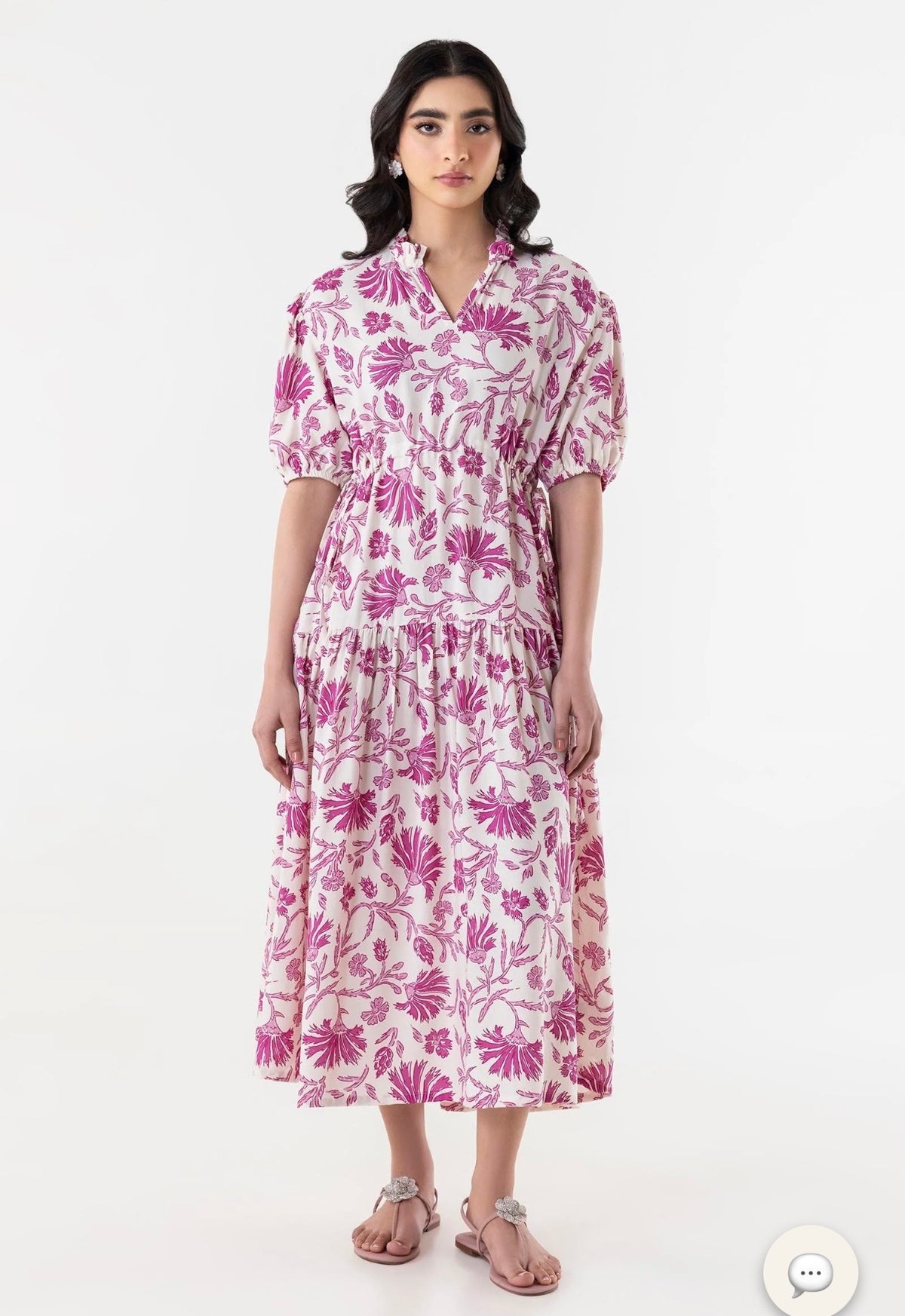 Sana Safinaz | Printed | Linen | 1-Piece | Ready to Wear | Pink