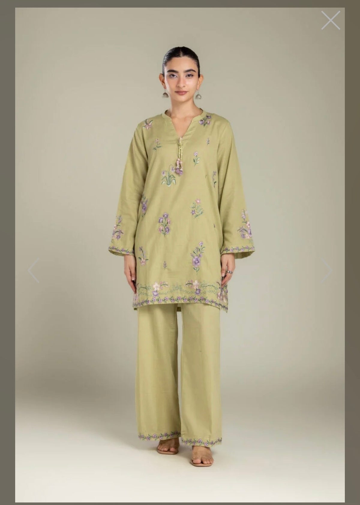 Khaadi | Embroidered | Khaddar | 2-Piece | Ready to Wear | Parrot