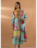 Sana Safinaz | Printed | Lawn | 3-Piece | Ready to Wear | Yellow Multi