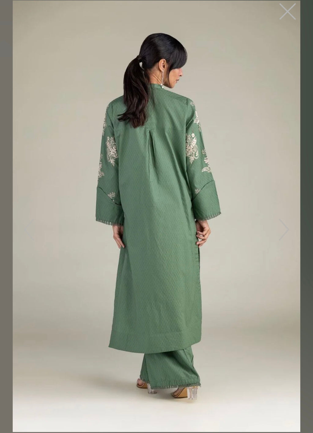 Khaadi | Embroidered | Cambric Lawn | 2-Piece | Ready to Wear | Green