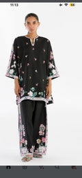 Sana Safinaz | Printed | Polly Cotton | 2-Piece | Ready to Wear | Black