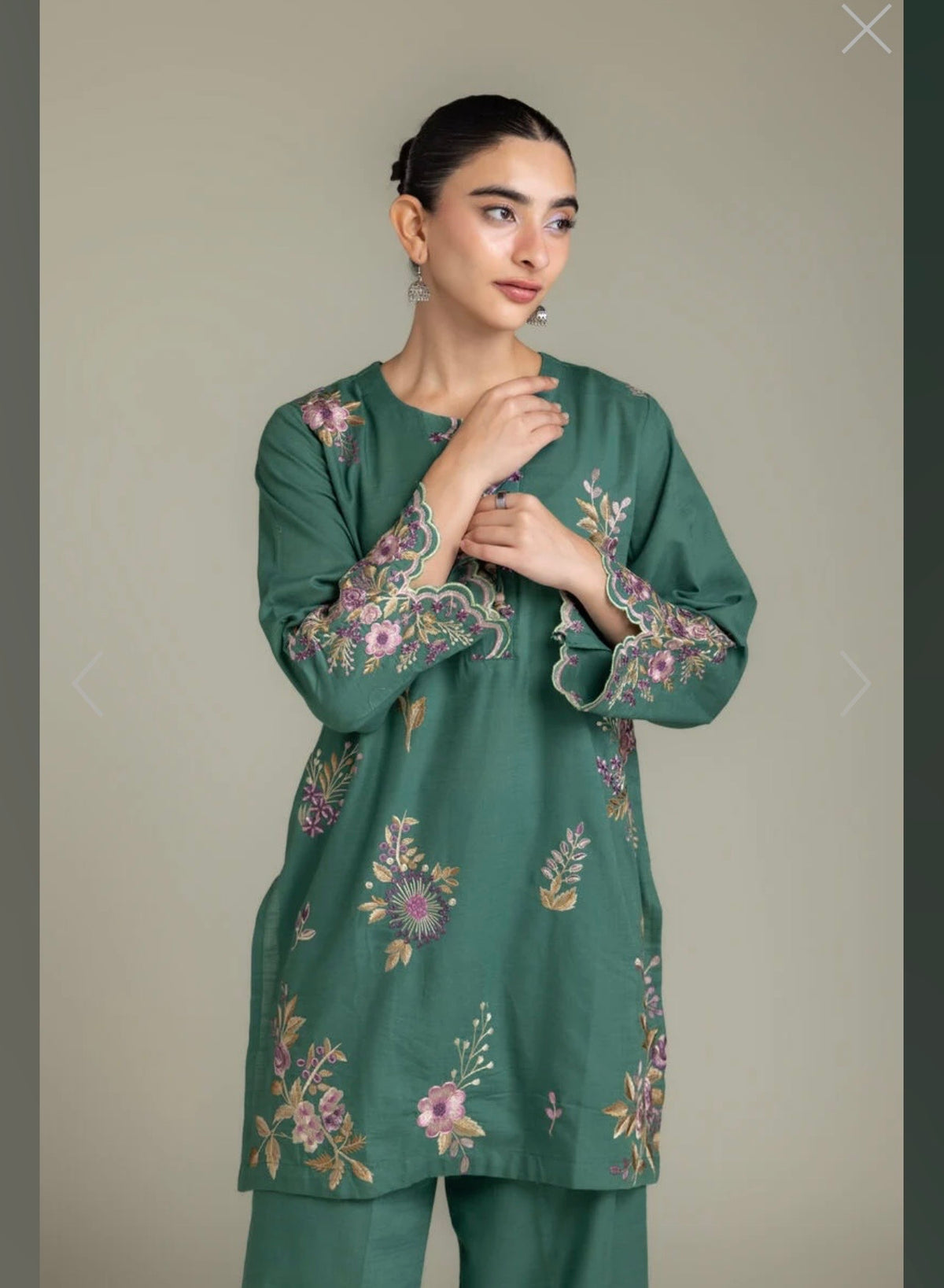 Khaadi | Embroidered | Khaddar | 2-Piece | Ready to Wear | Green