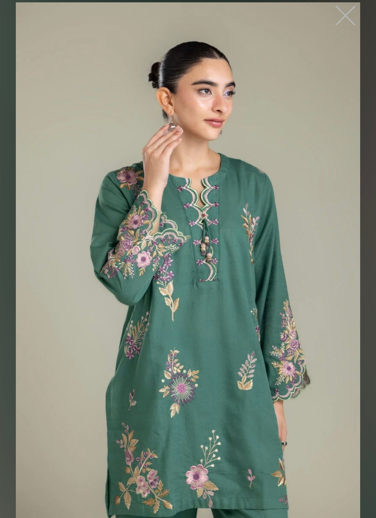 Khaadi | Embroidered | Khaddar | 2-Piece | Ready to Wear | Green