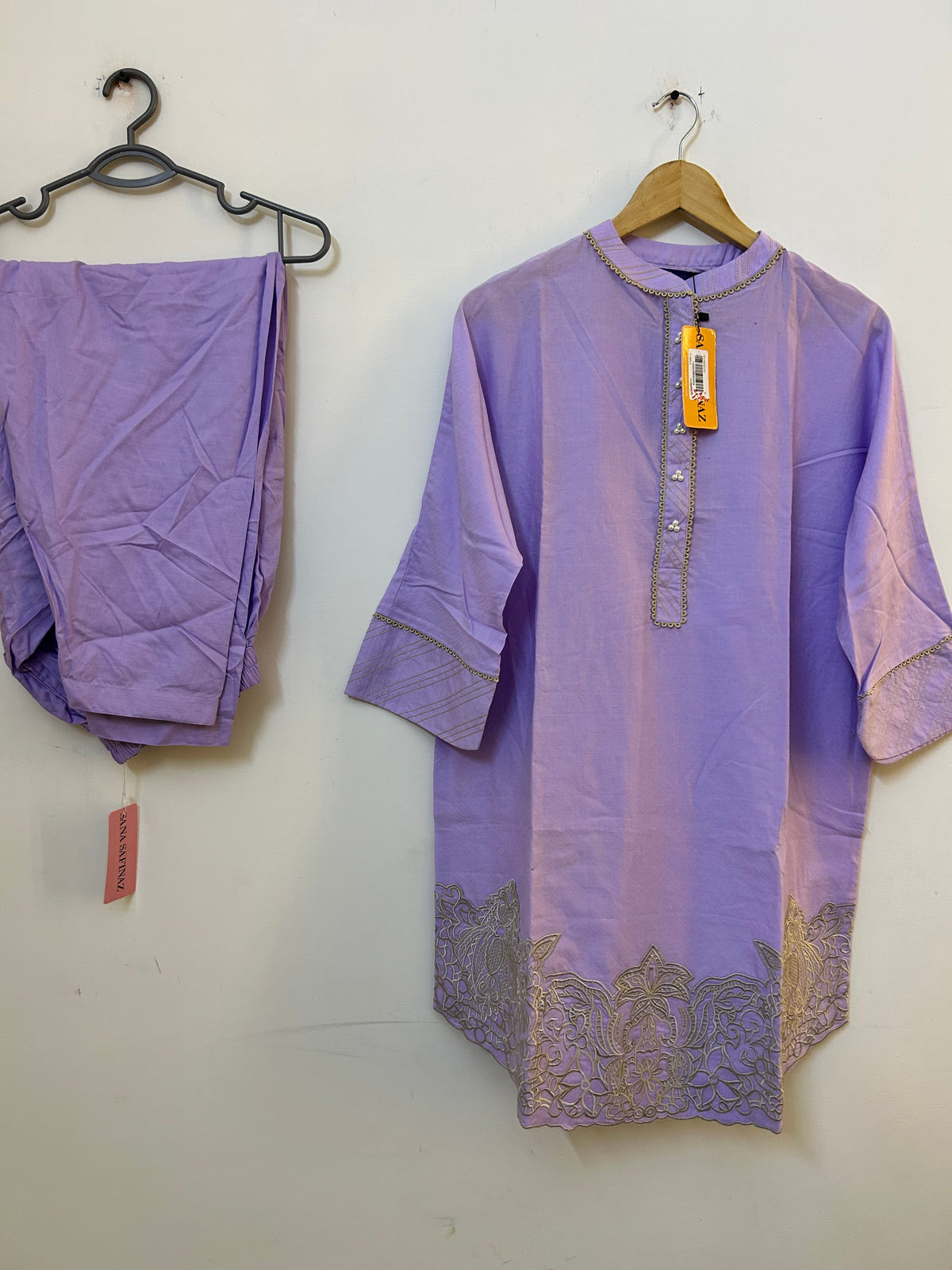 Sana Safinaz | Embroidered | Lawn | 2-Piece | Ready to Wear | Lilac Skin